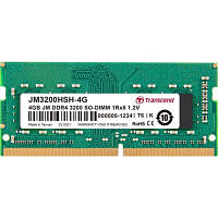 Оригінал! Модуль пам&apos;яті для ноутбука SoDIMM DDR4 4GB 3200 MHz Transcend (JM3200HSH-4G) - Вища Якість!