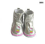 Пінетки-чобітки Hello Kitty для дівчинки. 12 см, фото 3