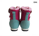 Утеплені чоботи для дівчинки, в коробці. р. 25, 26, 27 (15.5; 16; 17 см), фото 6