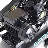 Компресор двоциліндровий Apro OFBD-50 2.2 кВт 402 л/хв 8бар 50 л (2 крани) + олива 0,5 л (850181), фото 9