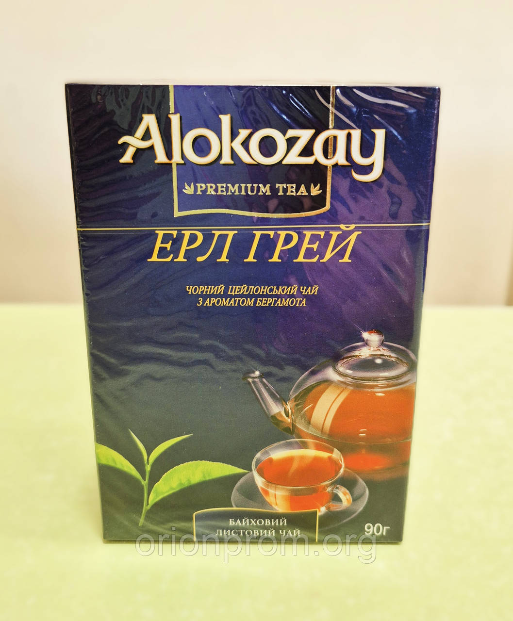 Чай Alokozay Ерл Грей 90 г чорний