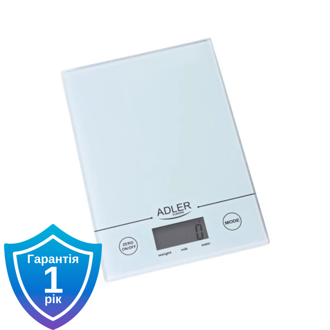 Ваги кухонні Adler AD 3138 white