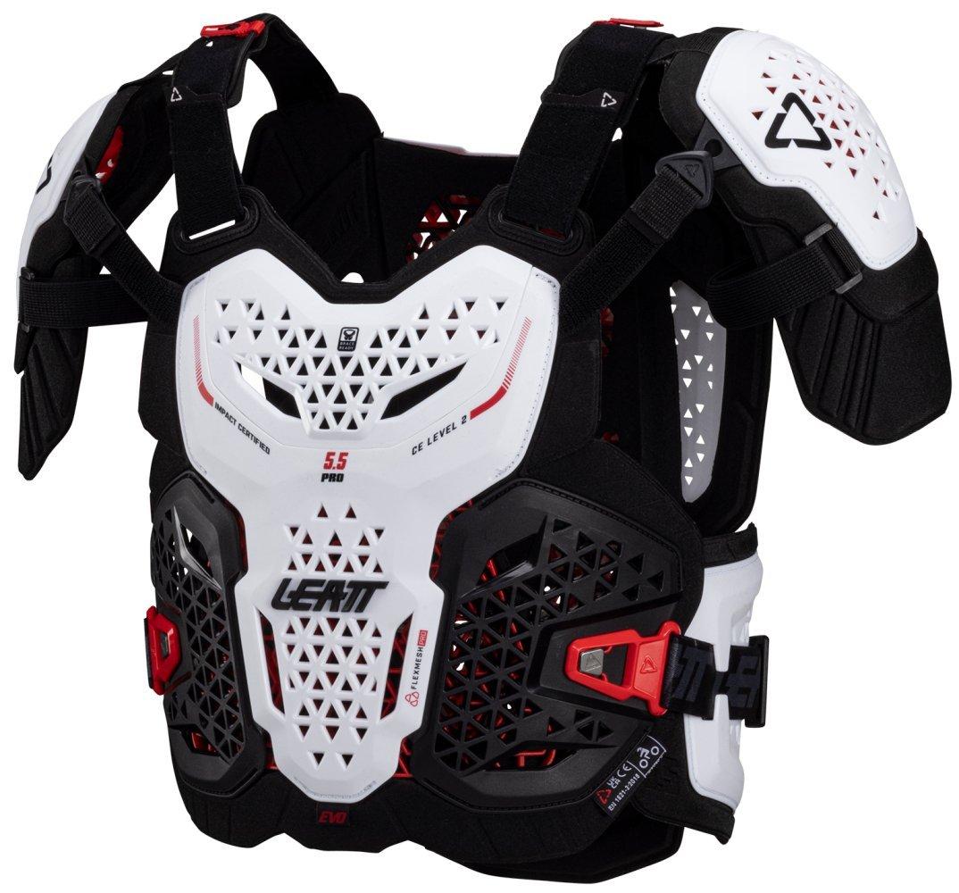 Захист тіла LEATT 5.5 PRO EVO Chest Protector White S/M