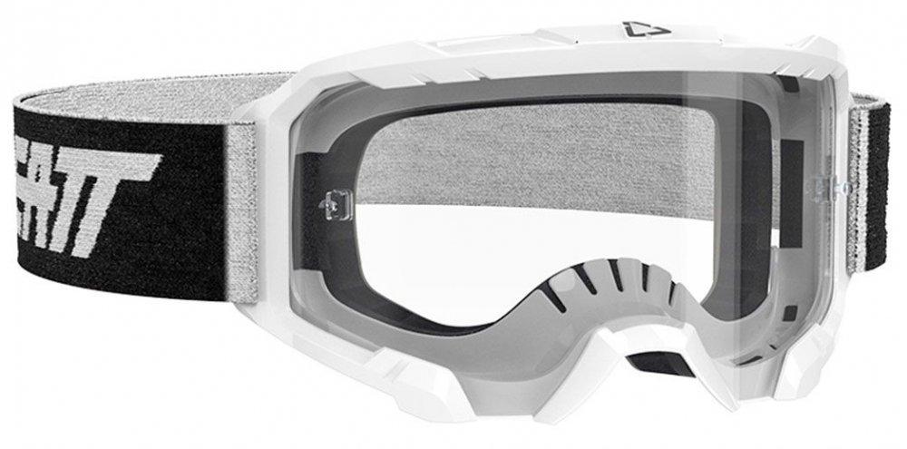 Маска кросова LEATT Goggle Velocity 4.5 - Clear White Clear Lens