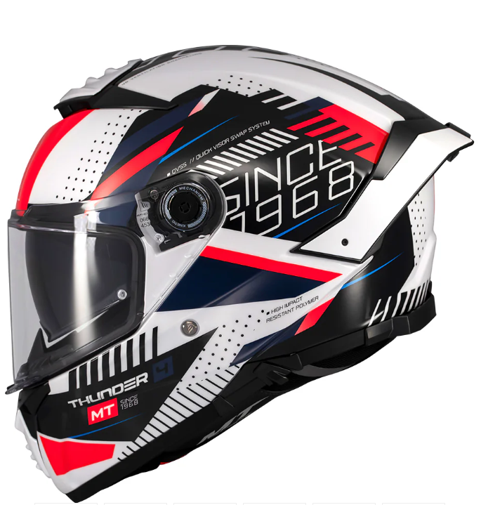 Мотошолом MT THUNDER 4 SV LUMINENCE A17 Gloss L