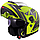 Мотошолом LS2 FF908 Strobe II Code Hi-Vis Yellow Grey L, фото 3