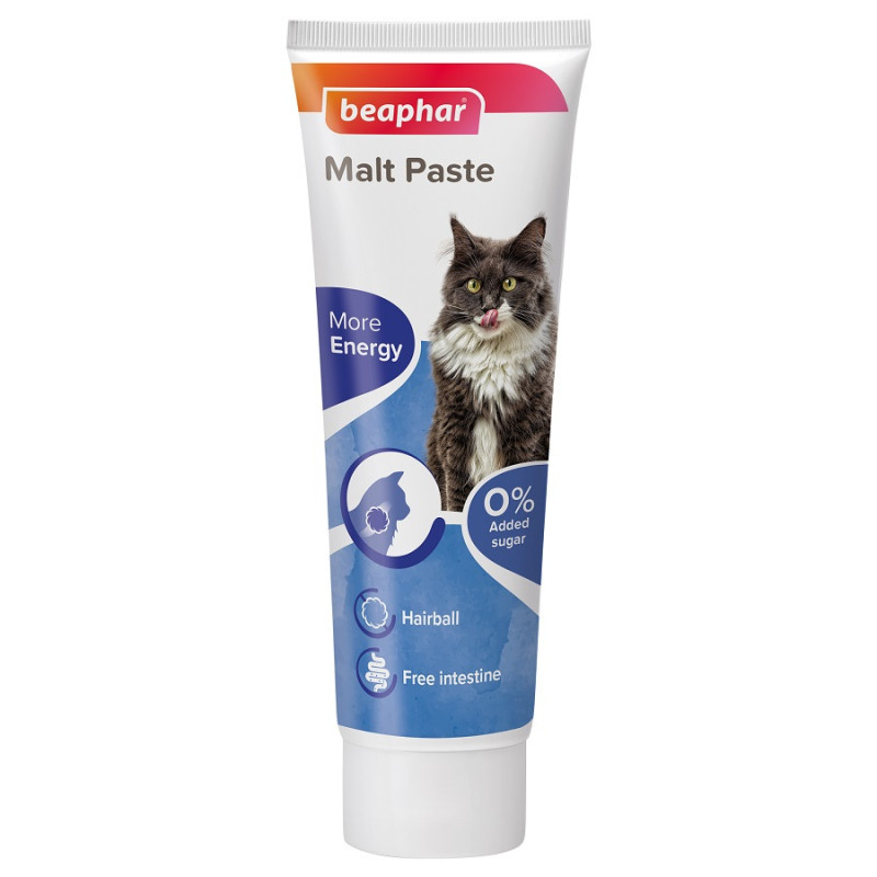 Мальт Паста Beaphar Malt Paste для виведення шерсті у кішок, 100г