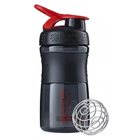 Шейкер Blender Bottle SportMixer MINI, 590 мл (чорно-червоний)