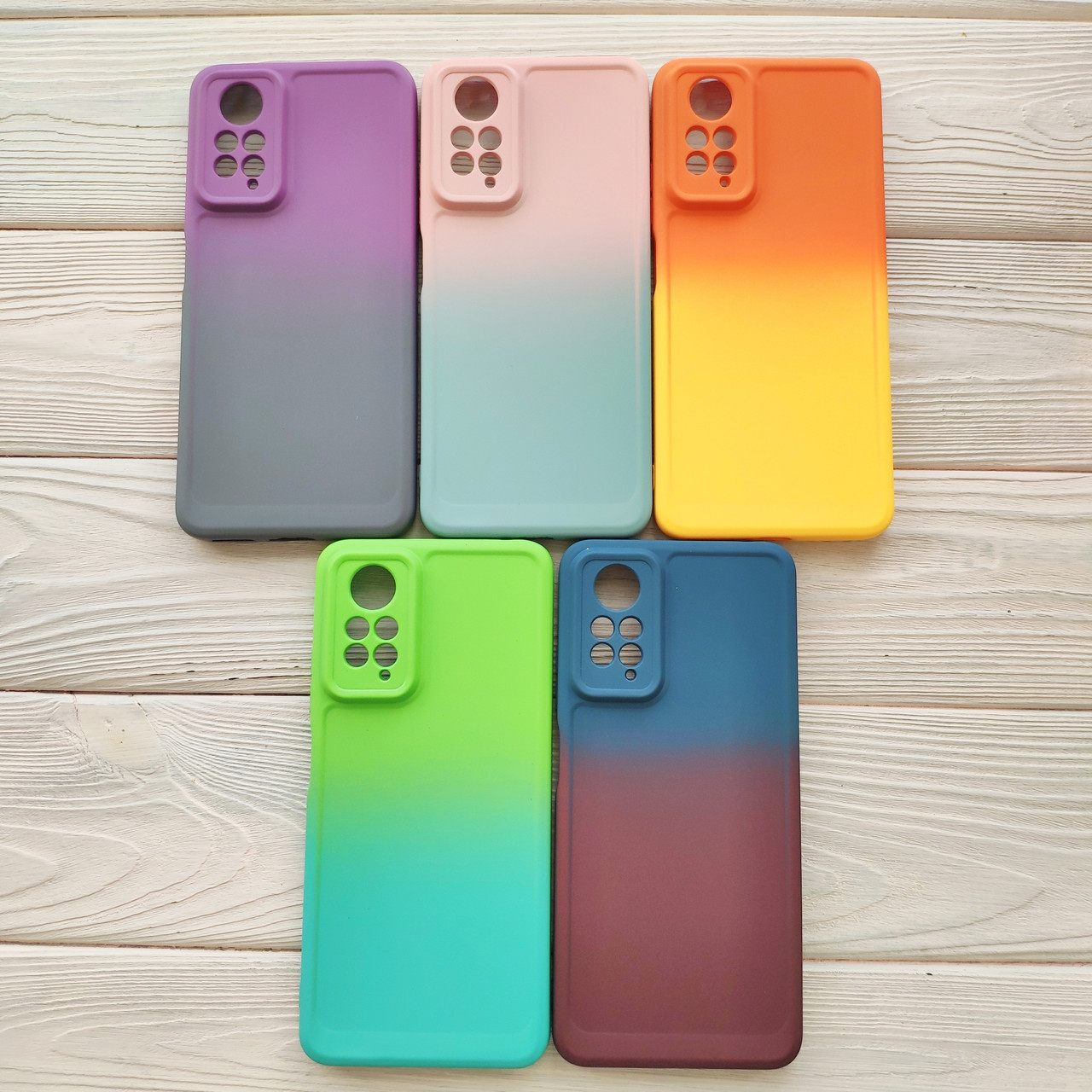 Чохол силіконовий Gradient для Xiaomi Redmi Note 11 Pro (різні кольори)