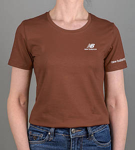 Футболка жіноча New Balance 2419ж (Уп.4шт M-XXL), Кориця