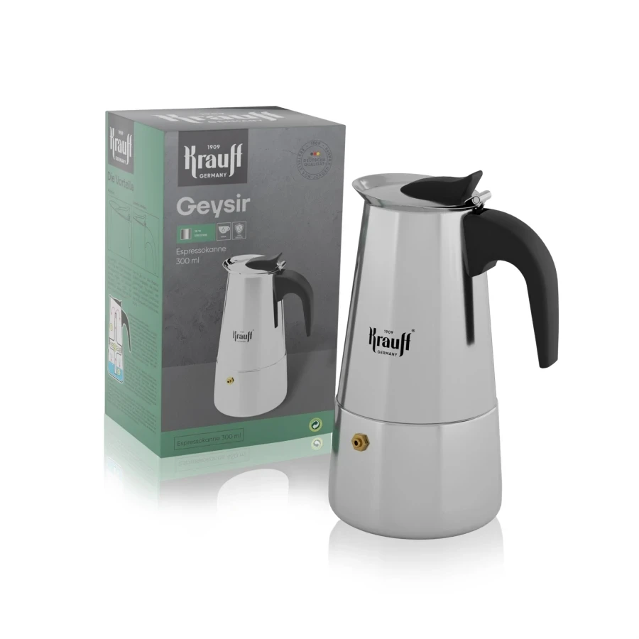 Гейзерна кавоварка 300 мл Krauff 26-203-003, фото 1
