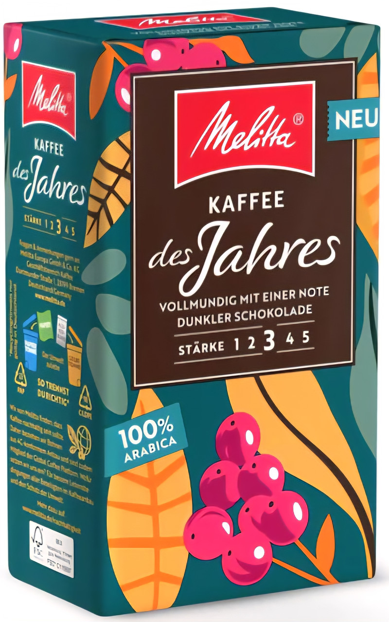 Кава мелена MELITTA Kaffe Des Jahres 2025 500г Німеччина