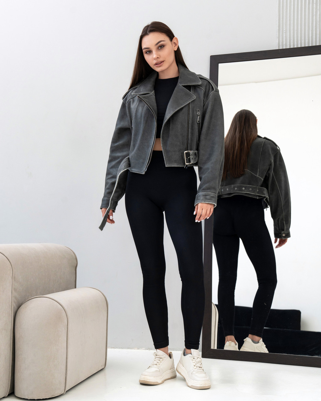 Шкіряна Куртка "Rough Edge Jacket" 48/XL, фото 1