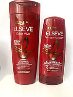 Elseve Захист кольору  Шампунь 400 мл + Бальзам 200 мл для фарбованого волосся