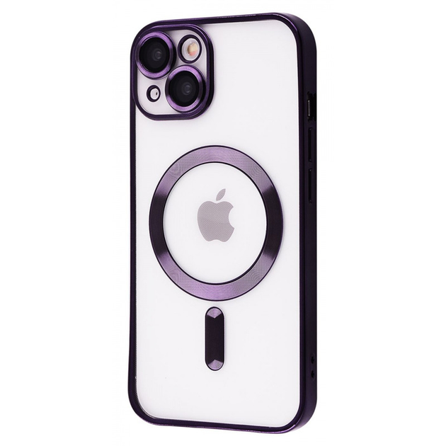 Чохол Metal Matte Case with MagSafe iPhone 14 deep purple