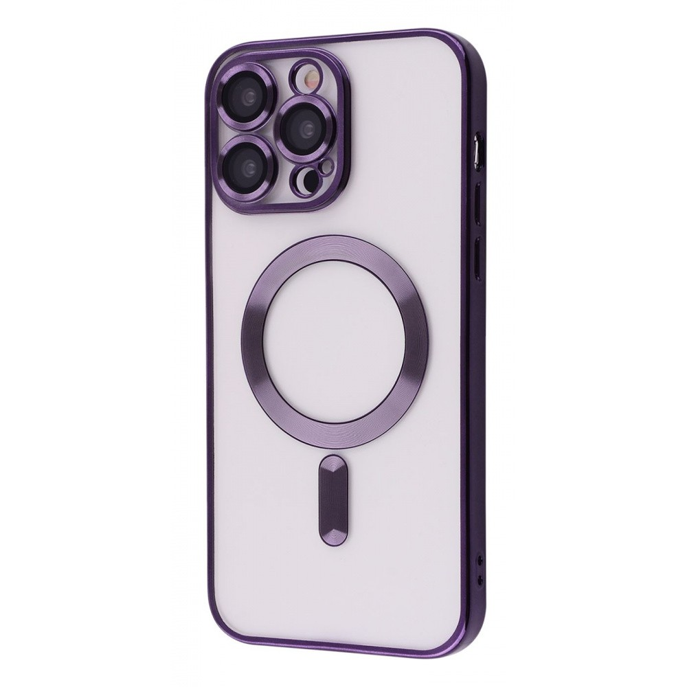 Чохол Metal Matte Case with MagSafe iPhone 14 Pro Max deep purple