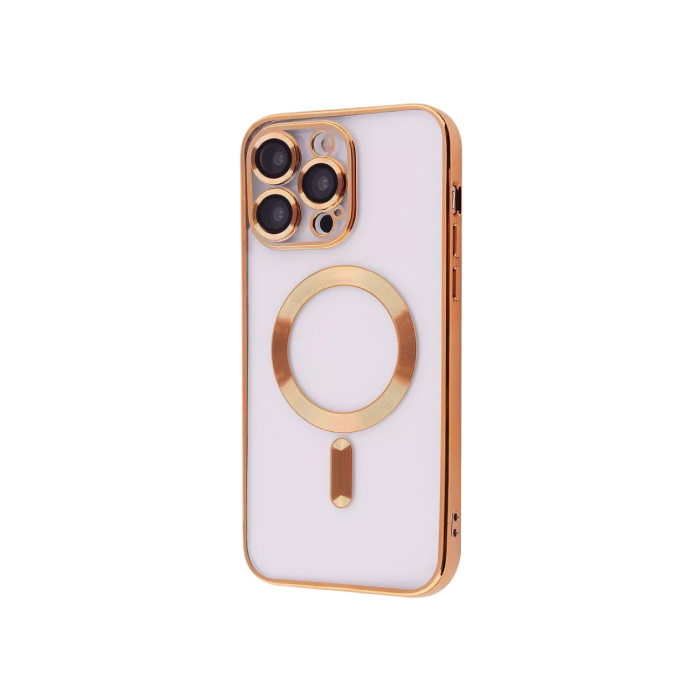 Чохол Metal Matte Case with MagSafe iPhone 14 Pro gold