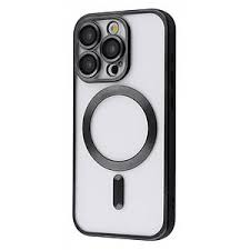 Чохол Metal Matte Case with MagSafe iPhone 15 Pro Max black, фото 1