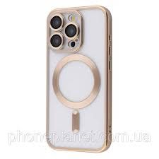 Чохол Metal Matte Case with MagSafe iPhone 15 Pro Max gold