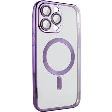Чохол Metal Matte Case with MagSafe iPhone 15 Pro Max purple