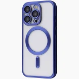Чохол Metal Matte Case with MagSafe iPhone 15 Pro blue titanium, фото 1