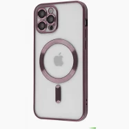 Чохол Metal Matte Case with MagSafe iPhone 12 Pro deep purple