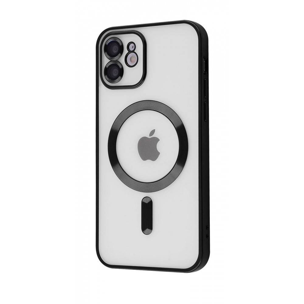 Чохол Metal Matte Case with MagSafe iPhone 12 black