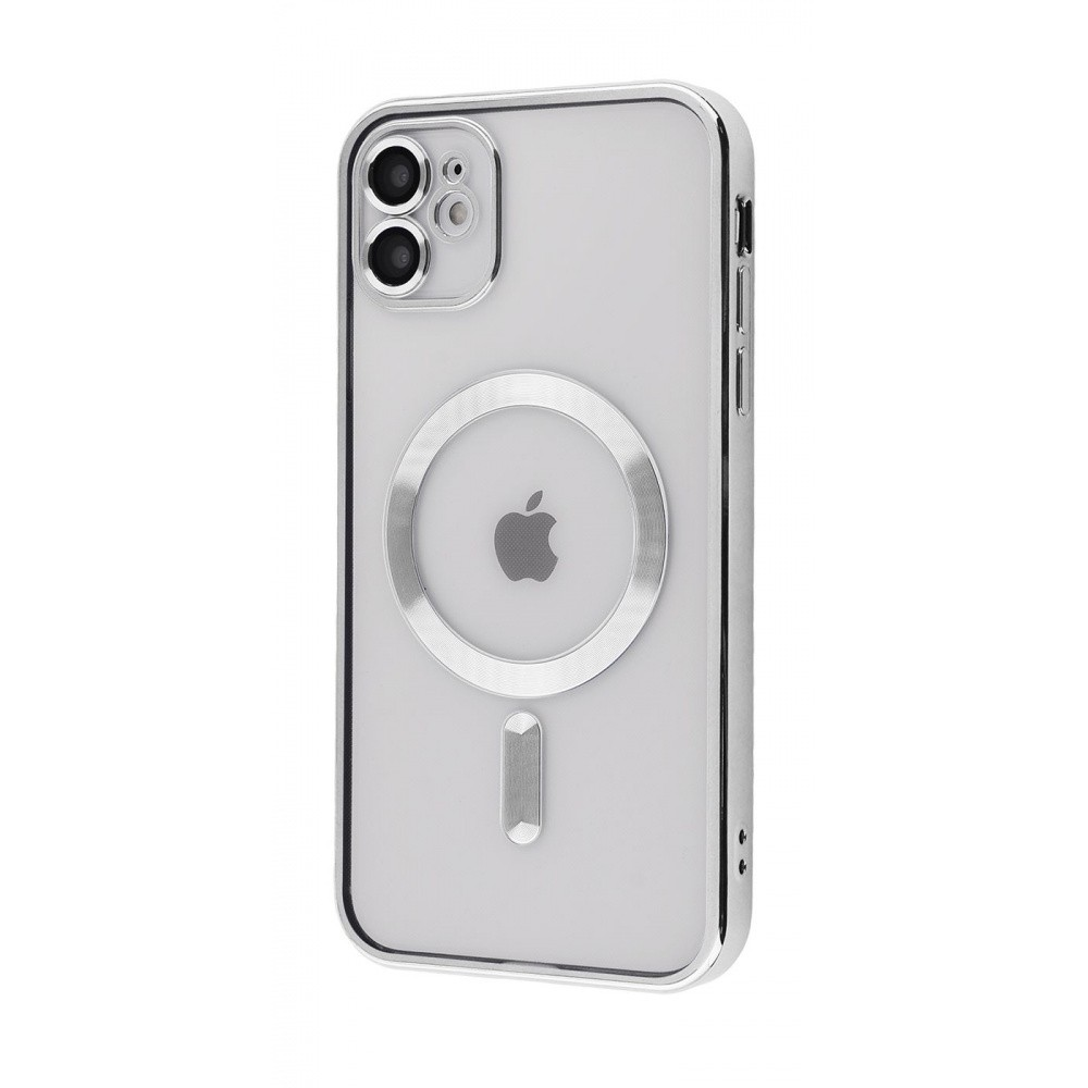 Чохол Metal Matte Case with MagSafe iPhone 12 silver