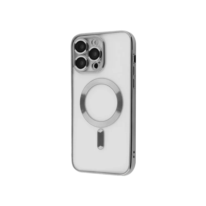Чохол Metal Matte Case with MagSafe iPhone 14 Pro Max silver