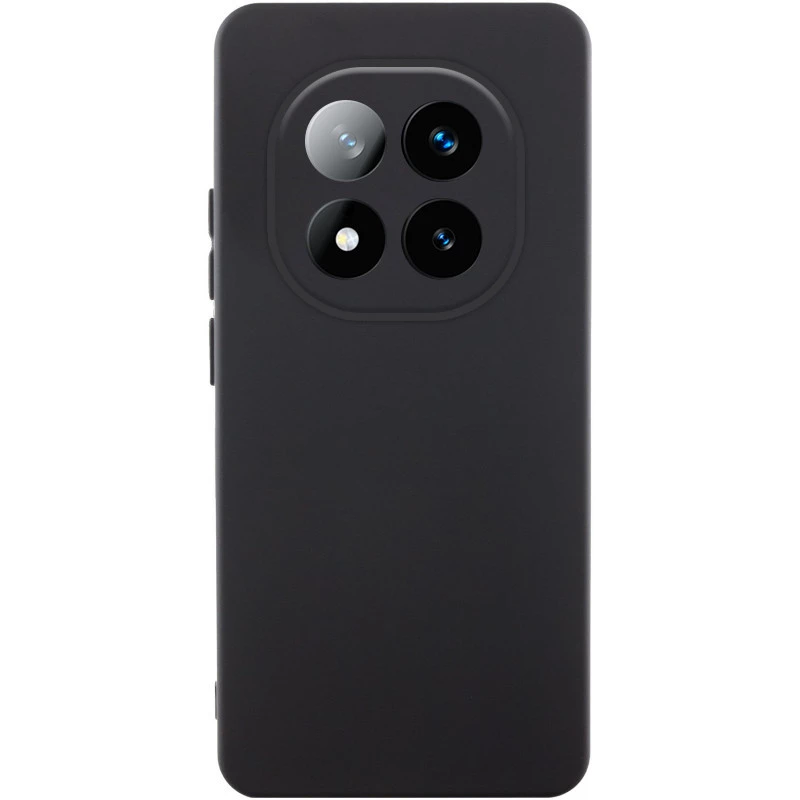 Чохол Silicone Cover Full Camera Xiaomi Redmi Note 14 Pro 5G black