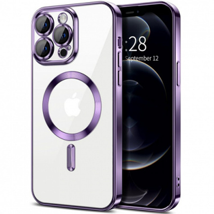 Чохол Metal Matte Case with MagSafe iPhone 16 Pro purple, фото 1