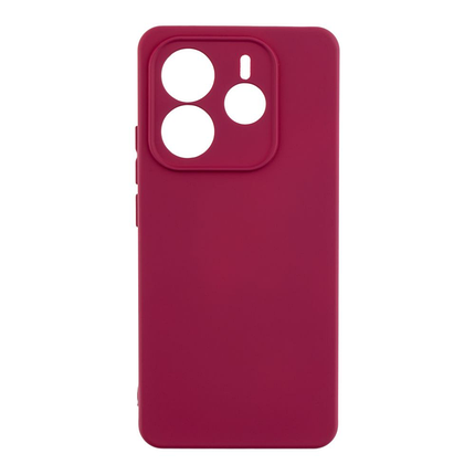 Чохол Silicone Cover Full Camera Xiaomi Redmi Note 14 5G Maroon, фото 1