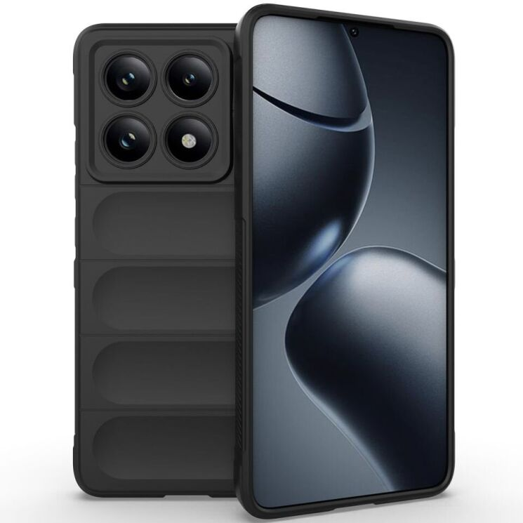 Чохол Silicone Cosmic Magic Shield for Xiaomi Redmi Note 14 PRO 5G black