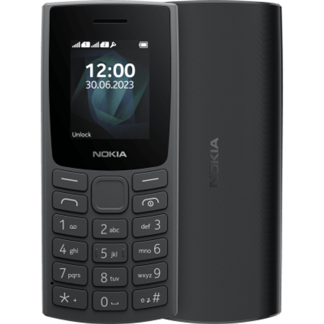 Мобільний телефон Nokia 105 DS 2023 Charcoal (1GF019EPA2C02)