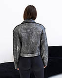 Шкіряна Куртка "Smoky Grey Rebel" 44/М, фото 4