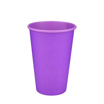 Стакан паперовий Lavanda Cup лавандовий 340мл