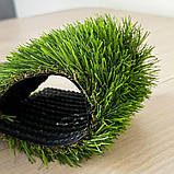Ширина 1 м декоративна штучна трава LG Grass 30 мм., фото 9