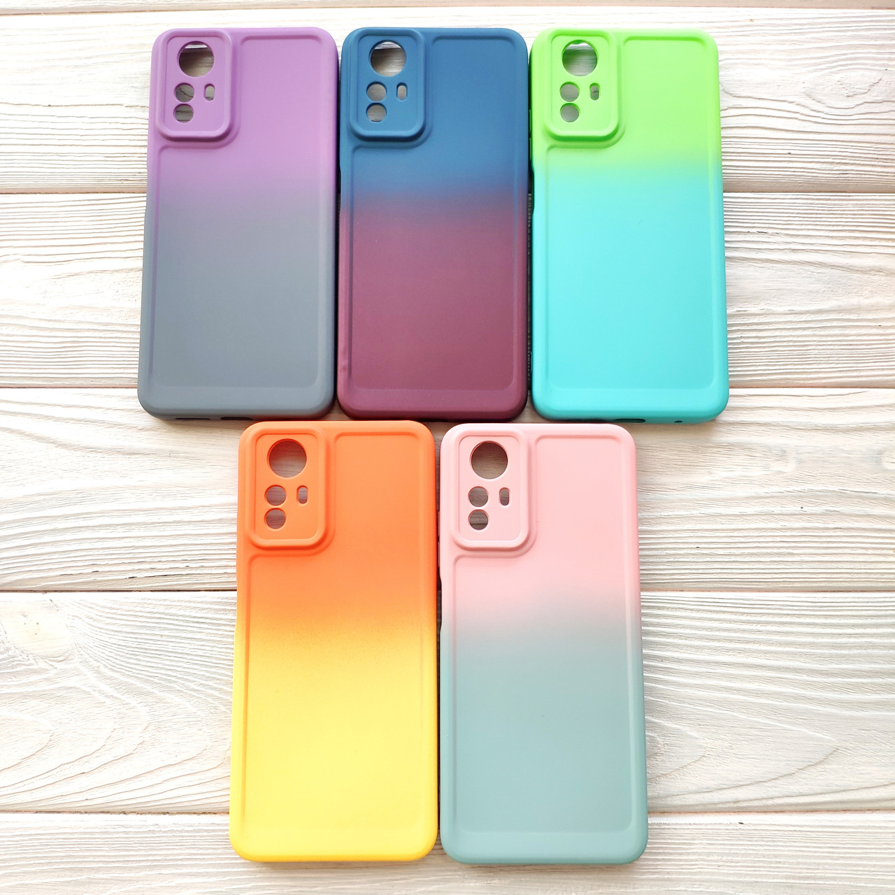 Чохол силіконовий Gradient для Xiaomi Redmi Note 12S (різні кольори)