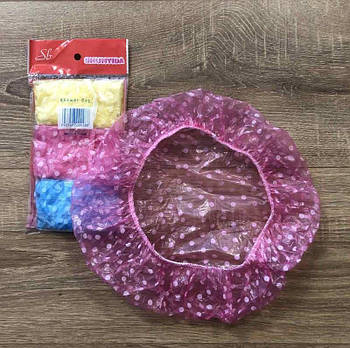 Набір шапочок для душу 3 шт в наборі