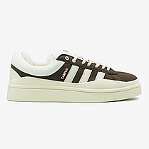 Жіночі кросівки Adidas Campus Bad Bunny Brown Pink Взуття Адідас Кампус коричневі замша  шкіра демісезон, фото 3