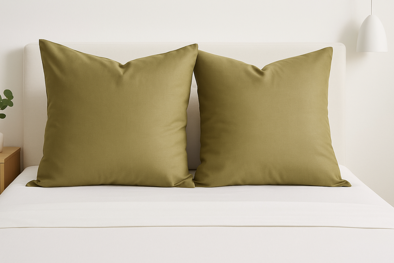 Наволочка (Бязь) "Solid Olive" | 70х70 від 2х шт., фото 1