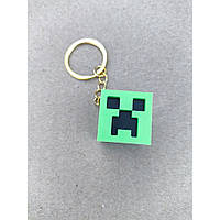 Брелок Крипер Minecraft 3D – іграшка з PLA пластику зелений