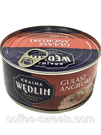 Гуляш Kraina Wedlin Gulasz Ancielski 96% м'яса 300 г., фото 1