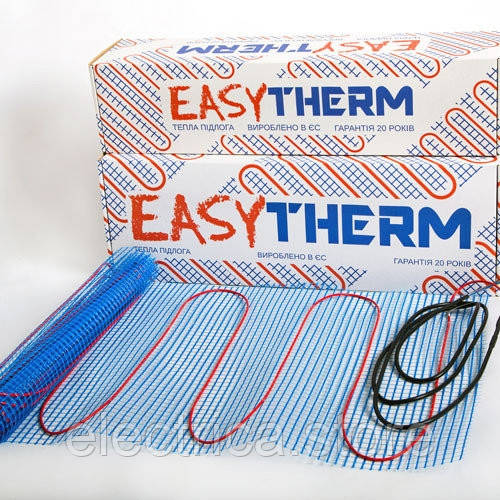 Двожильний нагрівальний мат EASYTHERM 12 м², 2400Вт EM 12.00, фото 1
