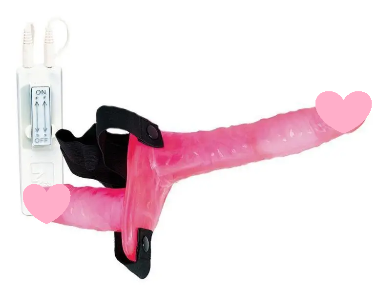 Подвійний Страпон жіночий з поясом JOYRIDE DUO, PINK, фото 1