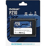 Накопичувач SSD Patriot P210 2TB 2.5" 7mm SATAIII 3D QLC, фото 3