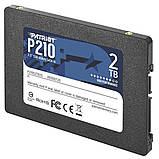 Накопичувач SSD Patriot P210 2TB 2.5" 7mm SATAIII 3D QLC, фото 4