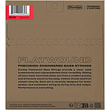 Струны Dunlop DBFS45105 Stainless Steel Flatwound Medium 45-105, фото 3