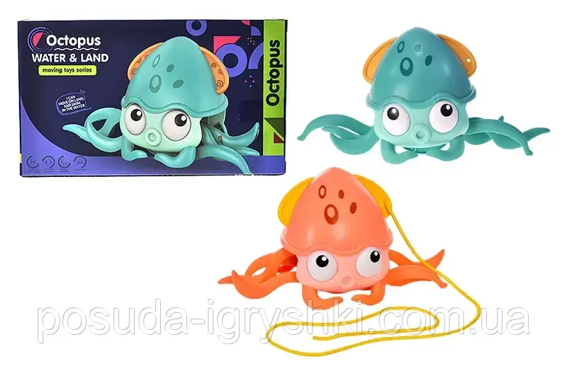 Заводна іграшка Восьминіг плаває та ходить QC23Y, фото 1