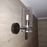 Бра Ardero BL1710-1 Chicago під лампу E14 чорний 16х10х24см